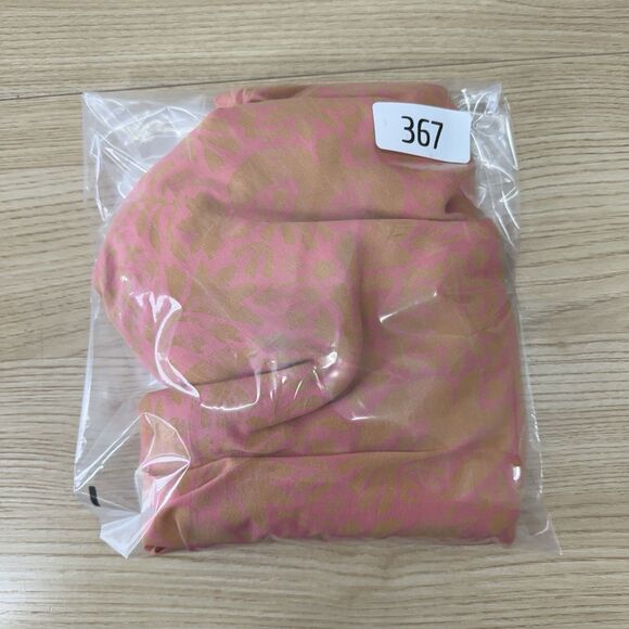 Prana Iguala Camp Shirt Womens Size XL Rayon Flowy Cropped Orange Tropical - Picture 11 of 11